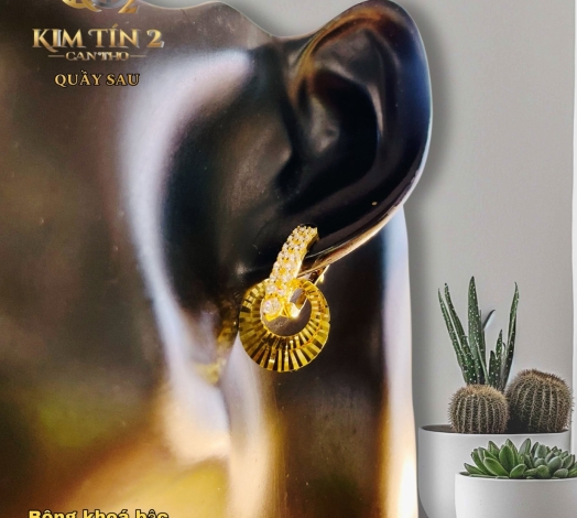 Bông Tai Khóa Bật 5 Phân 3 