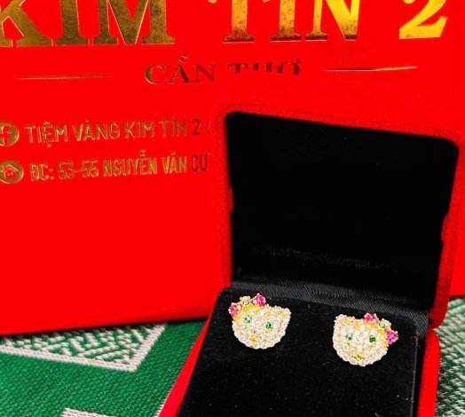 Bông Kiểu Hello Kitty Đích Đẩy 4 Phân 9