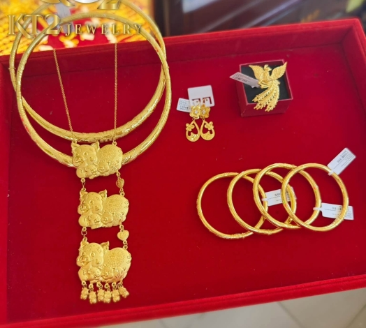 Set Cưới Heo Vàng 1 Lượng 