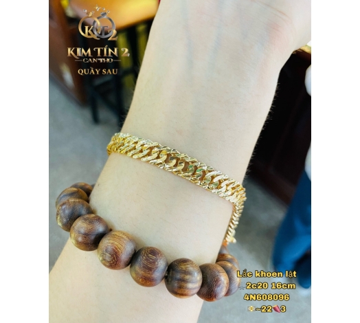 Lắc Khoen Lật 2 Chỉ 2 