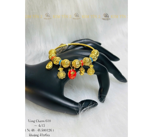 Vòng Charm May Mắn 610 