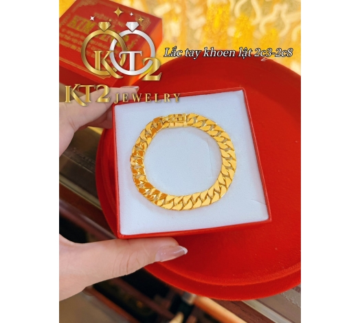 Lắc Khoen Lật 2 Chỉ 3 