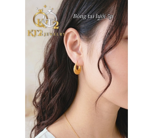 Bông Tai Khoen Lưới 5 Phân 