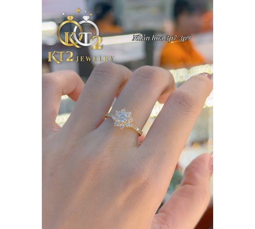 Nhẫn Hoa Kiểu 3 Phân 7