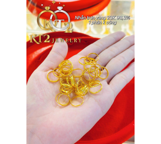 Nhẫn Trơn 1 Phân Vàng 23K 983 