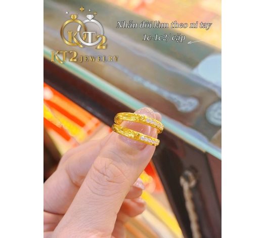 Nhẫn Cặp Kiểu 1 Chỉ 