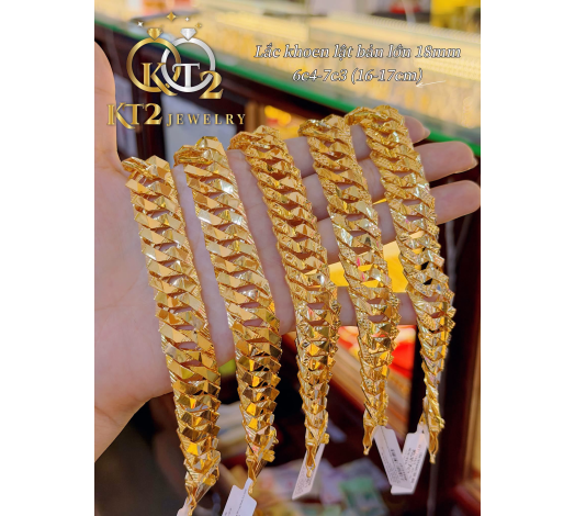 Lắc Khoen Lật Bảng Lớn 7 Chỉ 