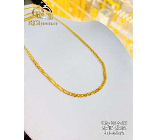 Dây Chuyền Lật Ý Đôi Vàng 610