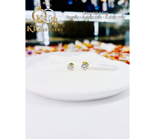 Bông Hột Trắng đơn giản nhẹ vàng