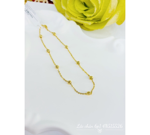 Lắc Chân Mix Bi Vàng 610