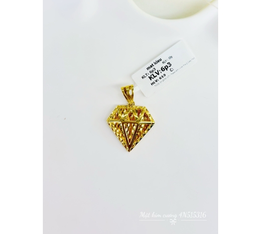 Mặt Kim Cương Lớn 6p3 Vàng 610