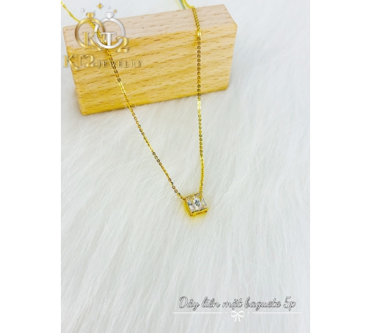 Dây mặt baguette 5p vàng 610